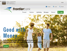 Tablet Screenshot of frontbank.com
